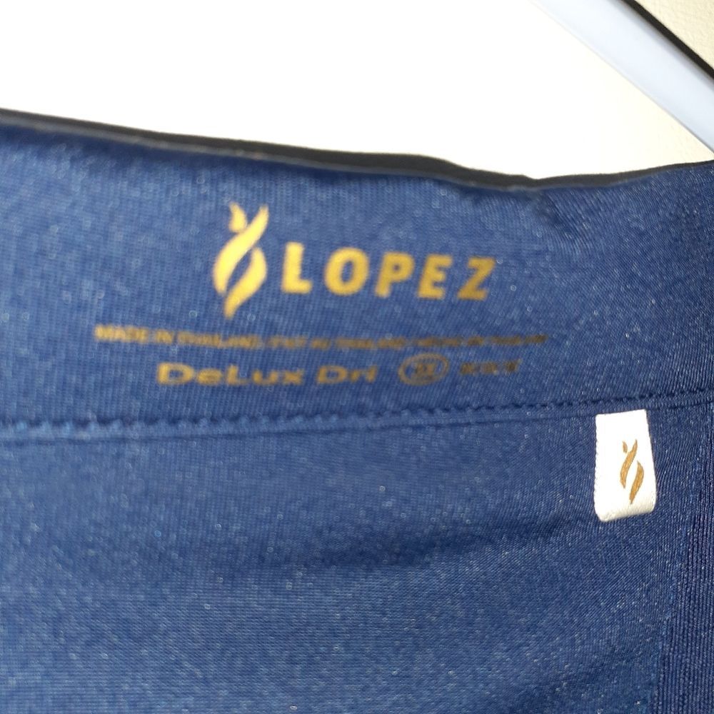 Linda Lopez Golf Shirt Xxl 3x blue sleeveless top - Picture 4 of 4